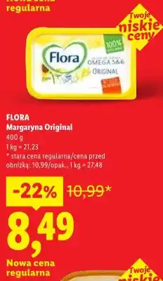 Lidl Margaryna Original FLORA oferta