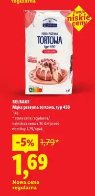 Lidl Mąka pszenna tortowa typ 450 Belbake oferta