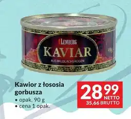 Makro Kawior z łososia gorbusza Lemberg oferta