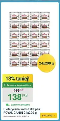 ERLI Dietetyczna karma dla psa ROYAL CANIN 24-pak oferta