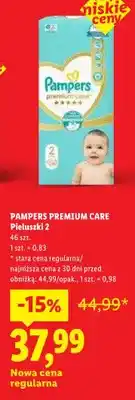 Lidl Pieluszki Pampers Premium Care 2 oferta