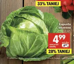 Delikatesy Centrum Kapusta wczesna oferta