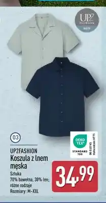 ALDI Koszula z lnem męska UP2FASHION oferta