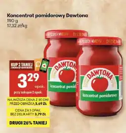 Delikatesy Centrum Koncentrat pomidorowy Dawtona oferta