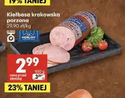 Delikatesy Centrum Kiełbasa krakowska parzona Morliny oferta