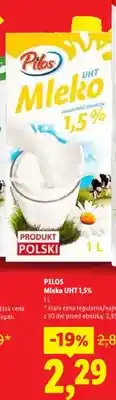 Lidl Mleko UHT 1,5% Pilos oferta