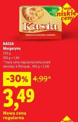 Lidl Margaryna KASIA oferta