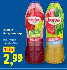 Lidl Napój owocowy Hortex jabłko mięta oferta