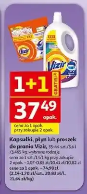 Auchan Kapsułki do prania Vizir 35-44szt oferta