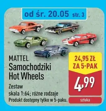 Samochodziki Hot Wheels zestaw skala 1:64 5-pak