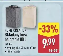 ALDI Składany kosz na pranie HOME CREATION oferta