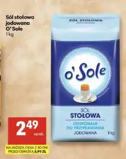 Delikatesy Centrum Sól stołowa jodowana O'Sole oferta
