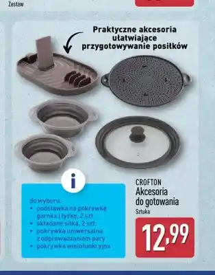 Akcesoria do gotowania CROFTON podstawka na pokrywkę garnka i łyżkę 2-pak