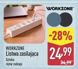 ALDI Listwa zasilająca WORKZONE oferta
