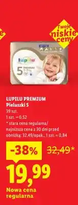 Lidl Pieluszki Lupilu Premium 5 oferta
