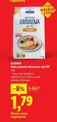 Lidl Mąka pszenna luksusowa typ 550 Belbake oferta