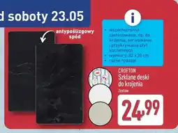 ALDI Szklane deski do krojenia CROFTON 52x30cm oferta