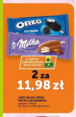 ABC Lody Milka patyk lub kanapka oferta