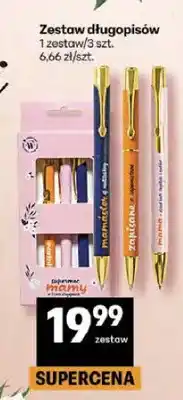 Delikatesy Centrum Zestaw długopisów 3-pak oferta