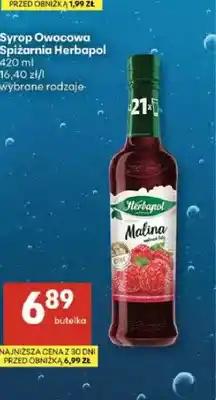 Delikatesy Centrum Syrop Owocowa Spiżarnia Herbapol Malina oferta