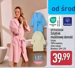 ALDI Szlafrok muślinowy damski UP2FASHION oferta