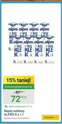 ERLI Napój roślinny Alpro 8-pak oferta