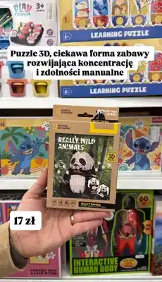 Pepco Puzzle 3D National Geographic Really Wild Animals Giant Panda oferta