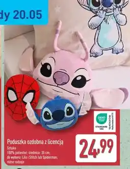ALDI Poduszka ozdobna z licencją Lilo i Stitch 35cm oferta