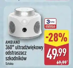 ALDI 360° ultradźwiękowy odstraszacz szkodników AMBIANO oferta