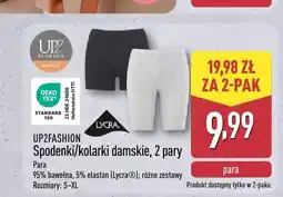 ALDI Spodenki/kolarki damskie UP2FASHION 2-pak oferta