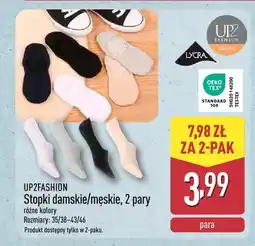 ALDI Stopki damskie UP2FASHION 2-pak oferta