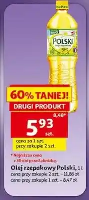 Auchan Olej rzepakowy Polski oferta