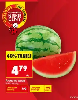 Biedronka Arbuz na wagę oferta