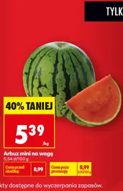 Biedronka Arbuz mini na wagę oferta