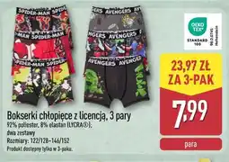 ALDI Bokserki chłopięce z licencją, 3 pary oferta