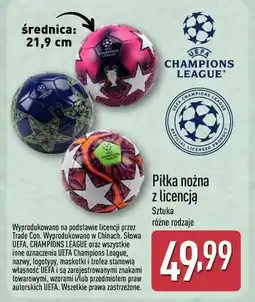 ALDI Piłka nożna z licencją oferta