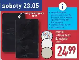 ALDI CROFTON Szklane deski do krojenia oferta