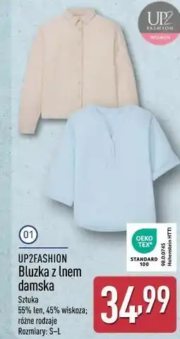 ALDI Bluzka z lnem damska oferta
