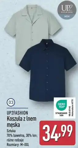ALDI Koszula z lnem męska oferta