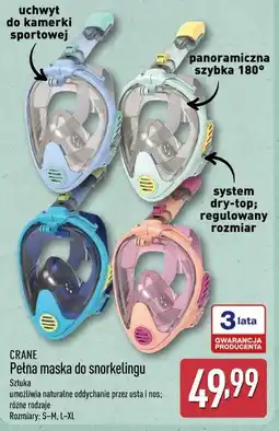 ALDI CRANE Pełna maska do snorkelingu oferta