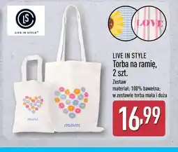 ALDI LIVE IN STYLE Torba na ramię, 2 szt oferta