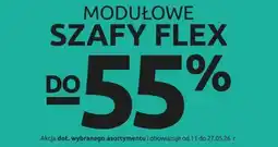 Black Red White MODUŁOWE SZAFY FLEX do - 55% oferta
