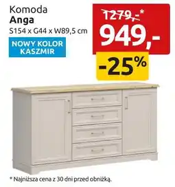 Black Red White Komoda Anga, NOWY KOLOR KASZMIR oferta
