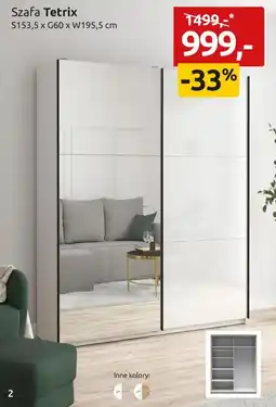 Black Red White Szafa Tetrix oferta