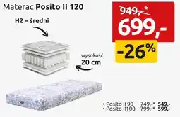 Black Red White Materac Posito II 120 oferta