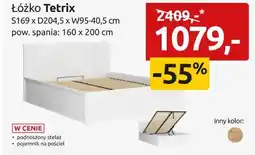 Black Red White Łóżko Tetrix 160x200 ze stelażem i pojemnikiem oferta