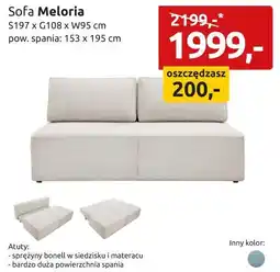 Black Red White Sofa Meloria oferta