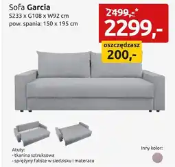 Black Red White Sofa Garcia oferta