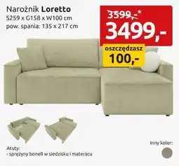 Black Red White Narożnik Loretto oferta