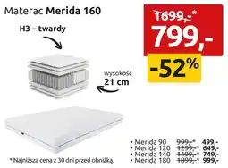 Black Red White Materac Merida 160 oferta